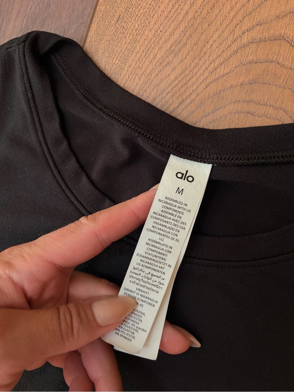 ALO Alosoft Long Sleeve Tee - Picture 2 of 3